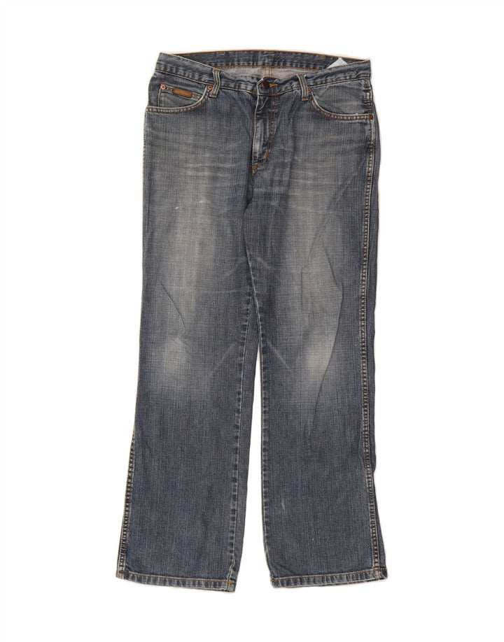 WRANGLER Mens Straight Jeans W34 L29 Blue Vintage Wrangler and Second-Hand Wrangler from Messina Hembry 