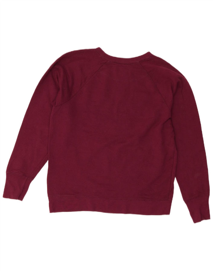 Felpa con grafica da donna Champion, maglione UK 16, grande bordeaux