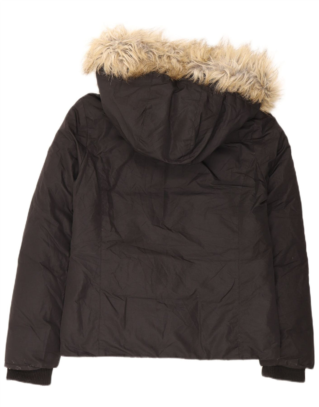 Giacca imbottita con cappuccio da donna Tommy Hilfiger UK 16 grande poliestere nero