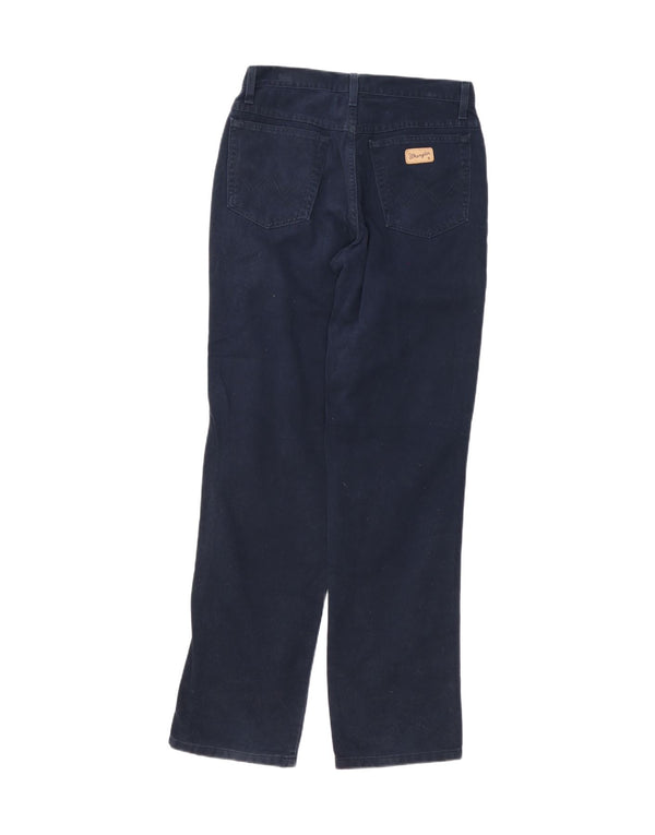 Pantaloni Wrangler da uomo Texas dritti in velluto a coste W32 L34 cotone blu navy