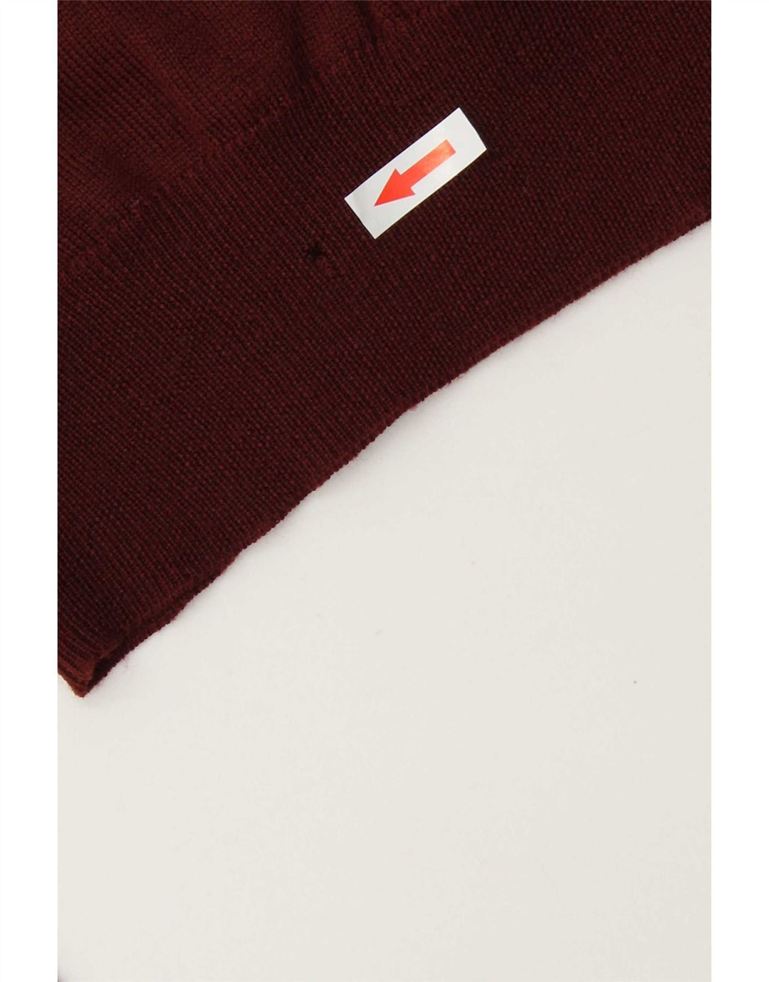 Maglione maglione da uomo con scollo a V Boggi grande bordeaux