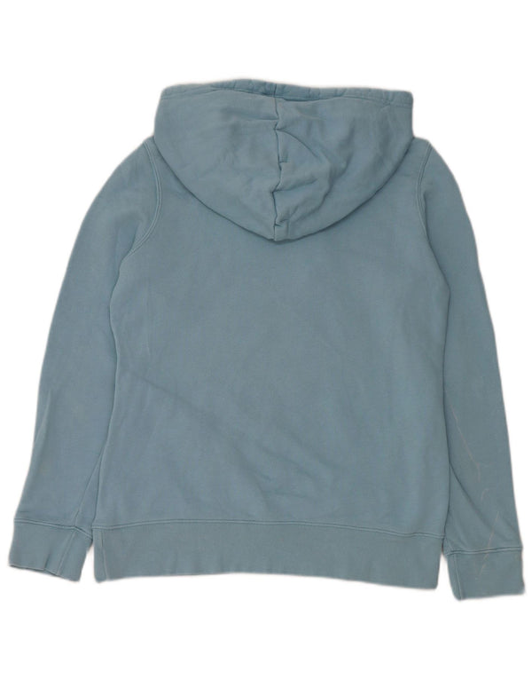 Felpa con cappuccio grafica da donna Adidas UK 8 Small in cotone blu