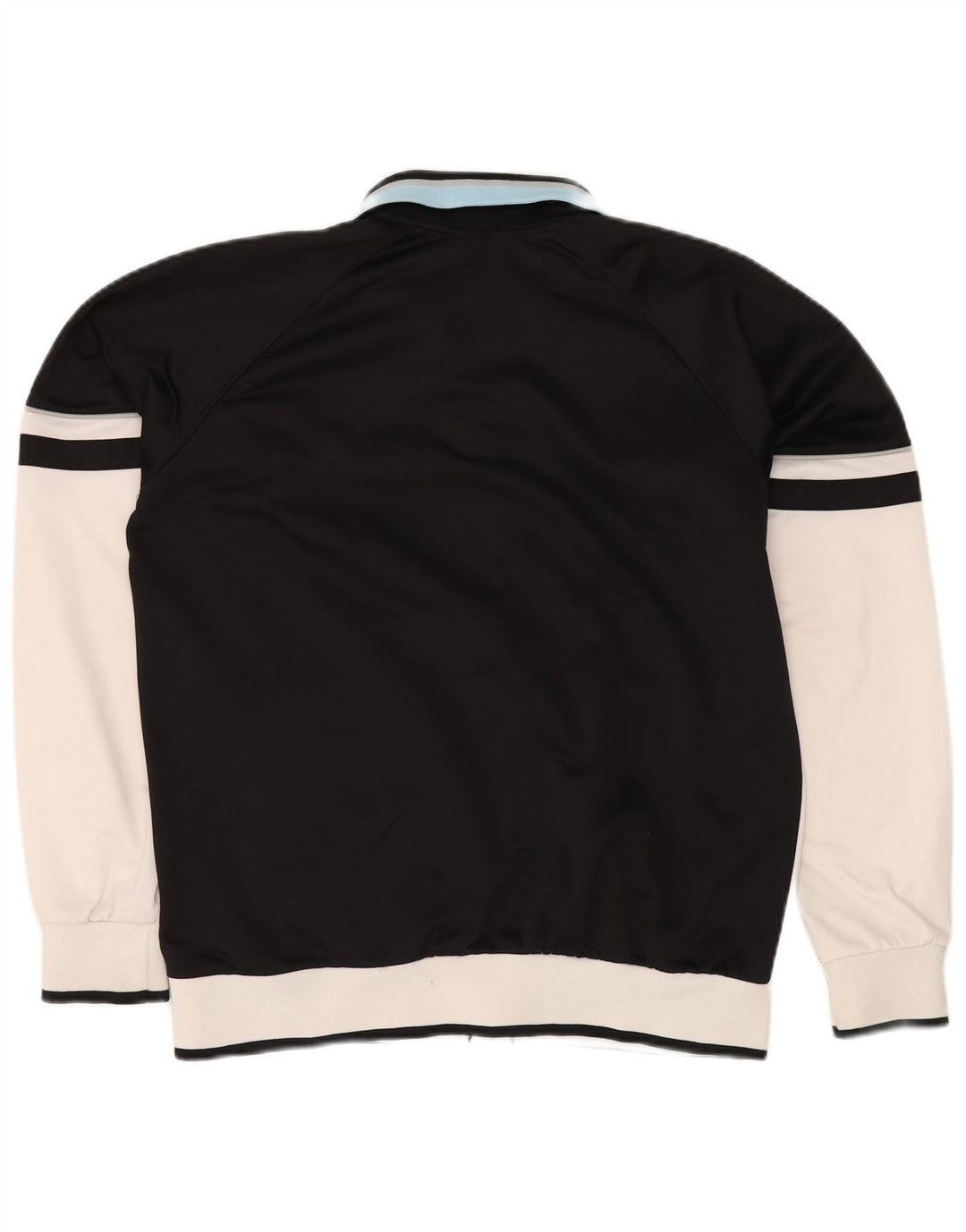 Giacca da tuta da uomo ASICS, giacca grande, in poliestere color block bianco