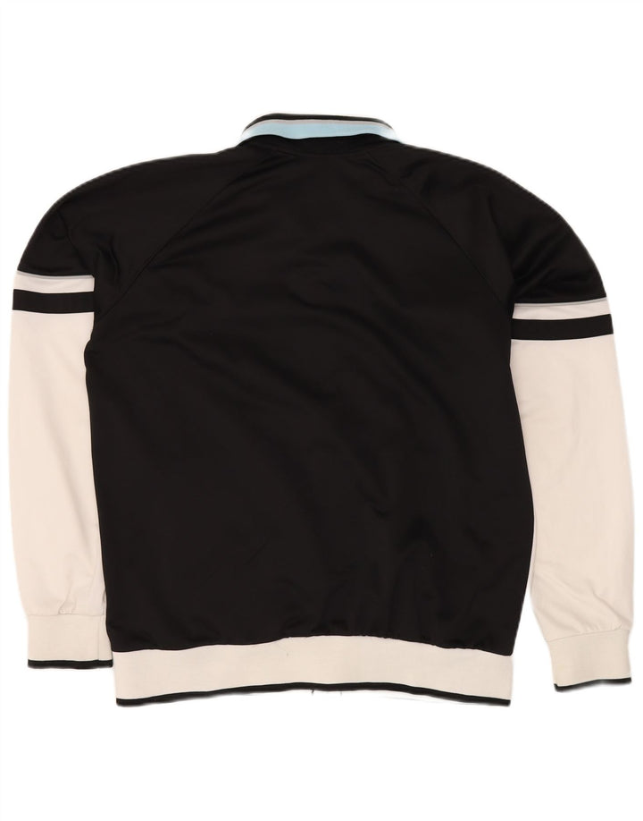 Giacca da tuta da uomo ASICS, giacca grande, in poliestere color block bianco