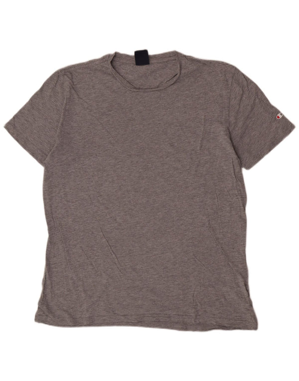 T-shirt da uomo slim fit Champion Top 2XL cotone grigio