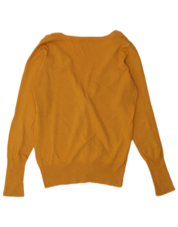 Maglione cardigan da donna Zara UK 10 piccolo giallo