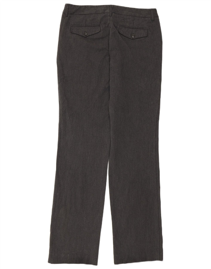 Pantaloni chino dritti da donna Eddie Bauer US 4 Small W29 L32 Grigio