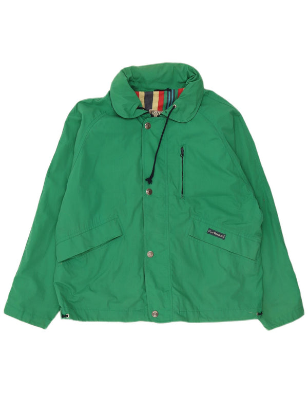 Giacca a vento da uomo Roy Rogers UK 40 Large Green Colourblock Cotton