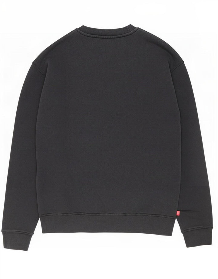 Levi's Uomo Felpa con grafica Maglione Piccolo Nero