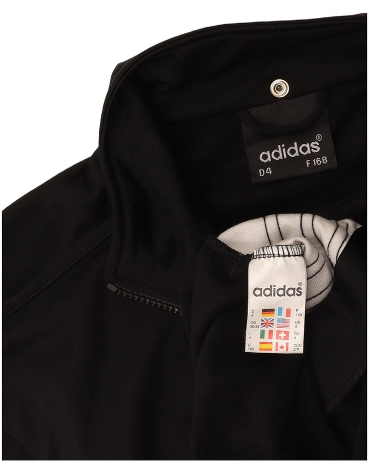 ADIDAS Giacca da tuta grafica senza maniche da uomo UK 36/38 piccola nera