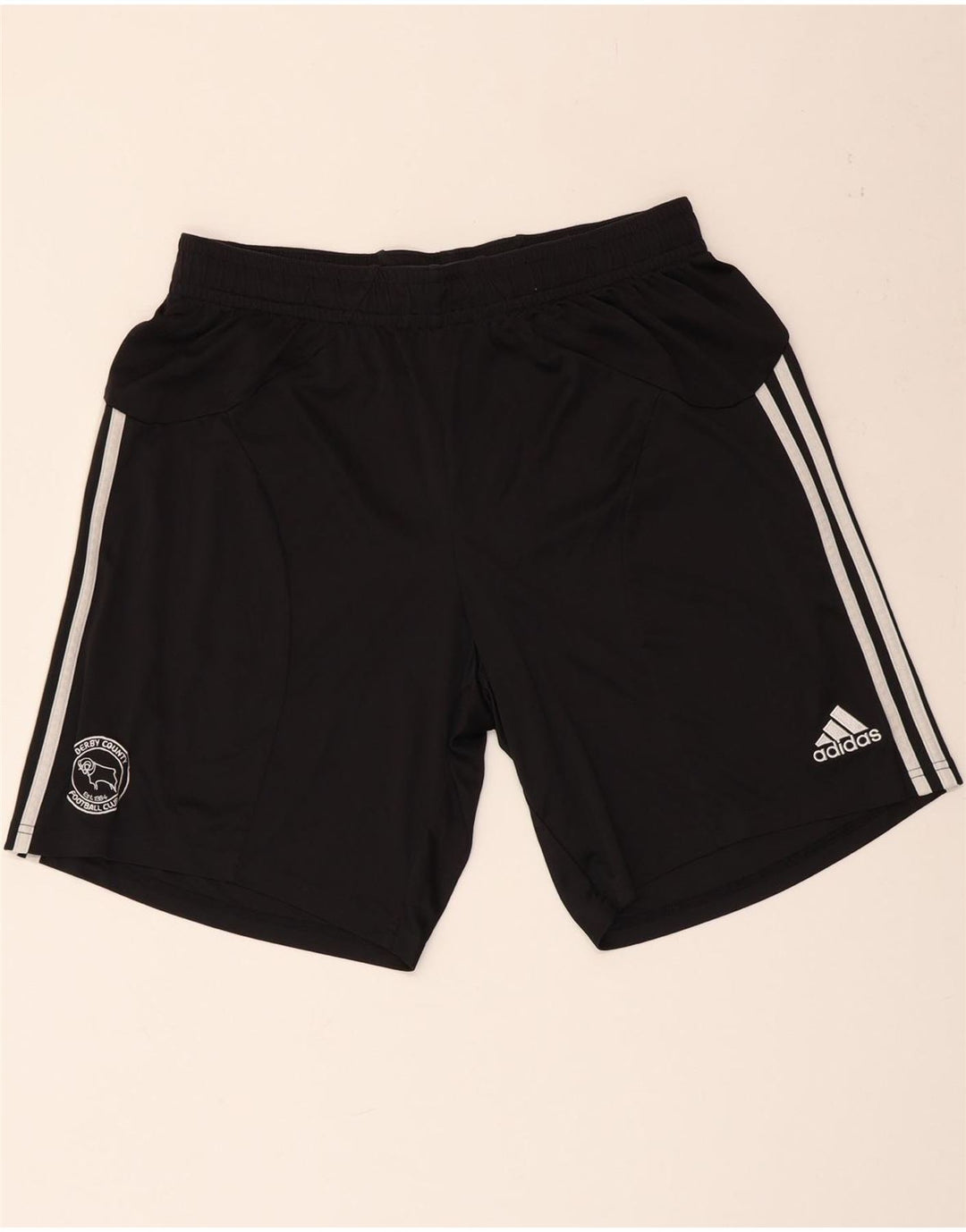 Pantaloncini sportivi ADIDAS Derby County da uomo XL poliestere nero