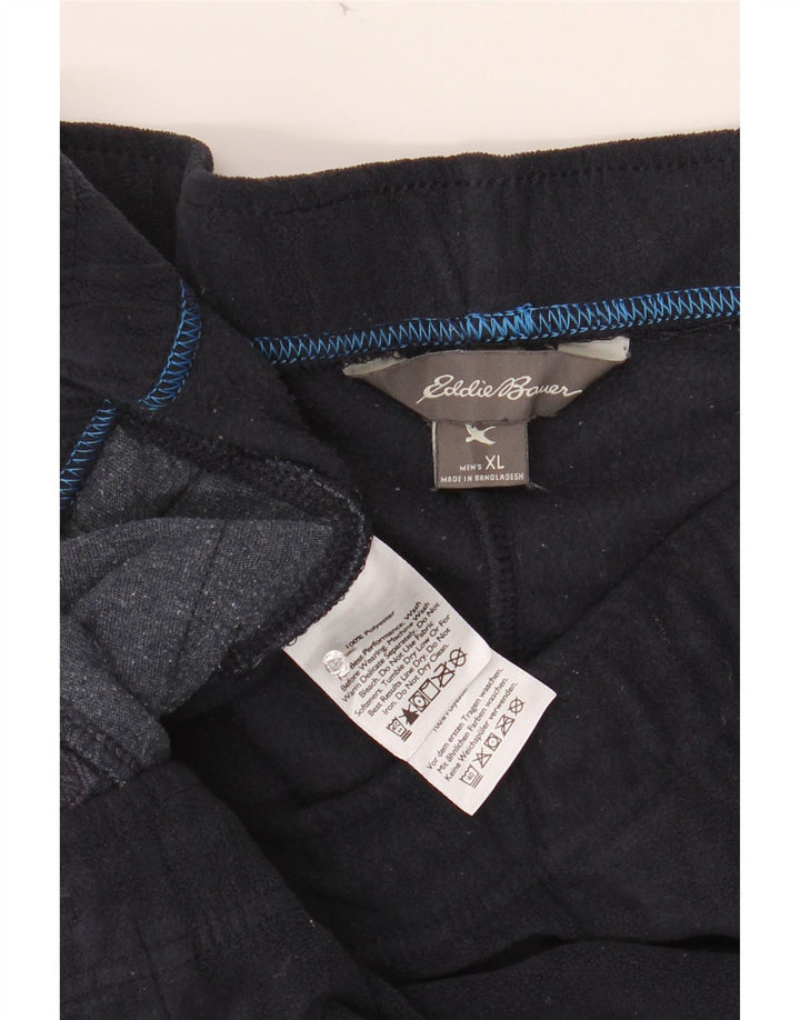 EDDIE BAUER Mens Tracksuit Trousers XL  Navy Blue Polyester Vintage Eddie Bauer and Second-Hand Eddie Bauer from Messina Hembry 