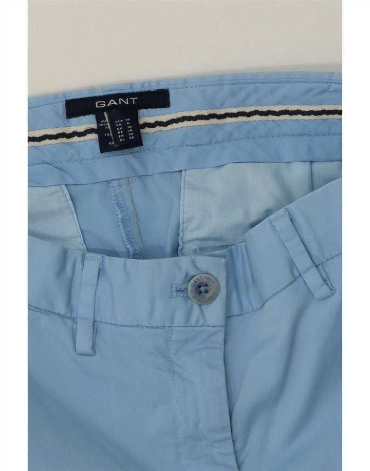 Pantaloncini chino da donna Gant UK 10 piccoli W32 cotone blu