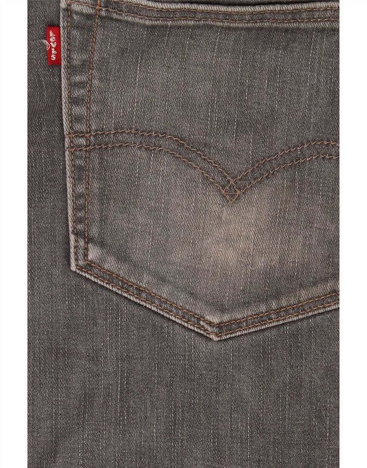 Levi's Uomo 504 Jeans dritti W36 L34 Cotone grigio