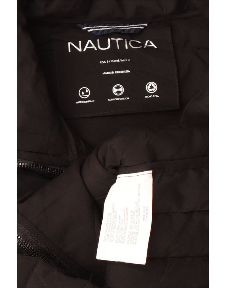 Giacca imbottita da donna Nautica UK 10 piccola poliestere nera