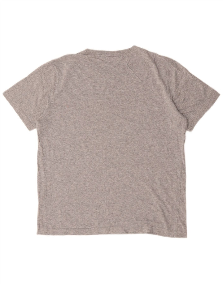 T-shirt grafica da donna Paul Smith Top UK 14 cotone grigio medio