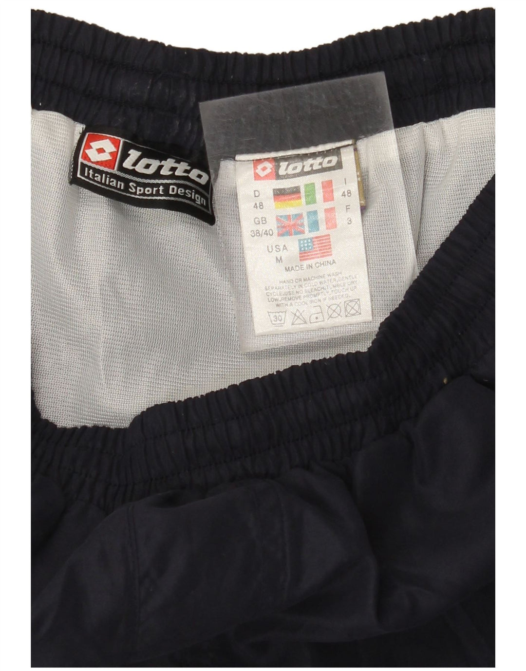 Pantaloncini sportivi da uomo LOTTO UK 38/40 Poliestere medio blu navy