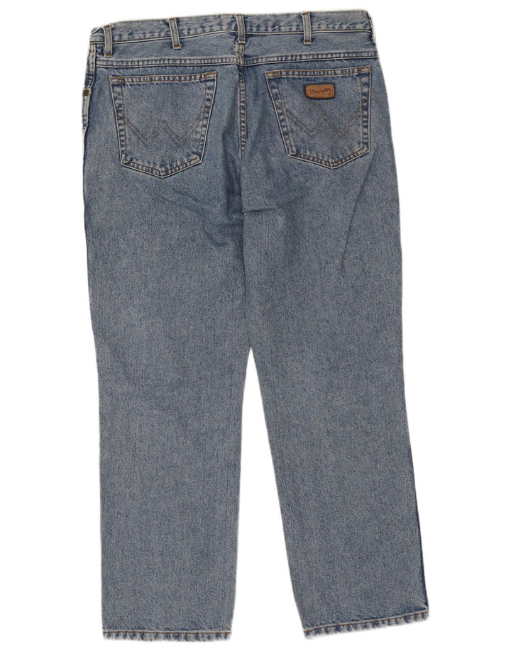 Jeans dritti da uomo Wrangler Texas W36 L30 cotone blu