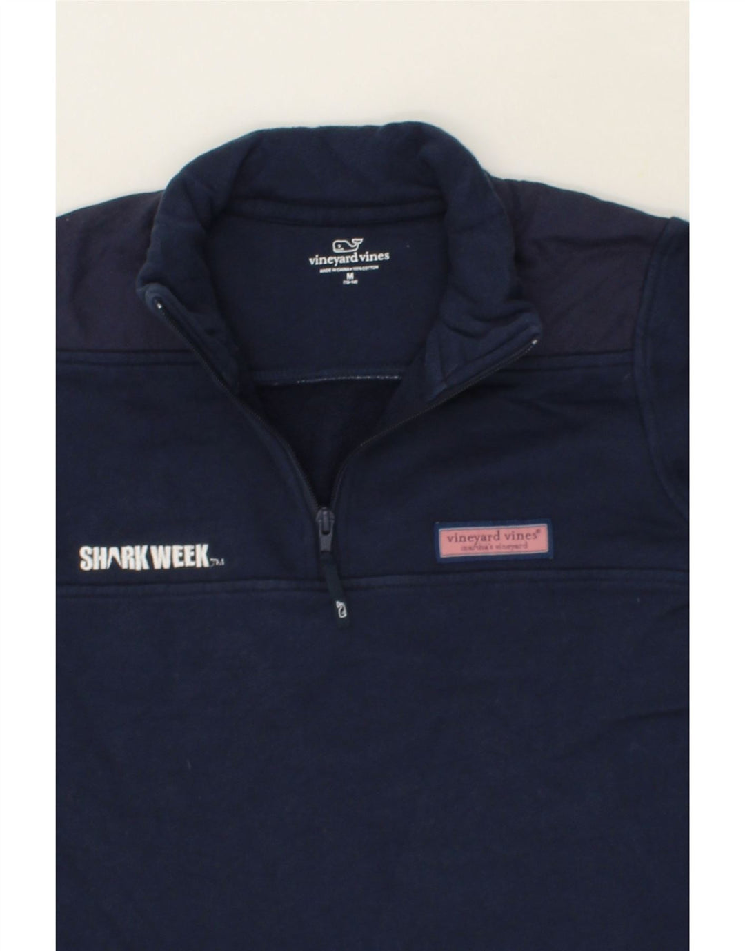 VINEYARD VINES Boys Graphic Sweatshirt Jumper 12-13 Years Medium Navy Blue Vintage Vineyard Vines and Second-Hand Vineyard Vines from Messina Hembry 
