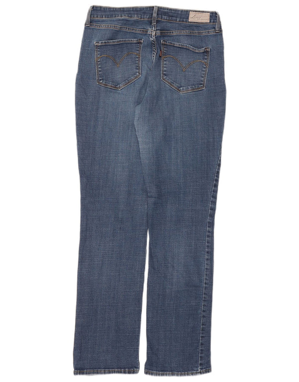 Jeans dritti a vita media Levi's Bold Curve da donna US 10 Large W30 L30 Blu