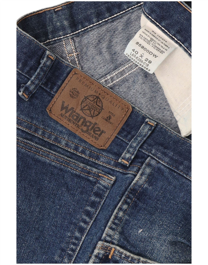 Jeans corti da uomo Wrangler W40 L24 cotone blu