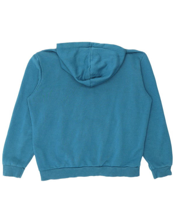 Felpa con cappuccio grafica da uomo Puma in cotone blu medio