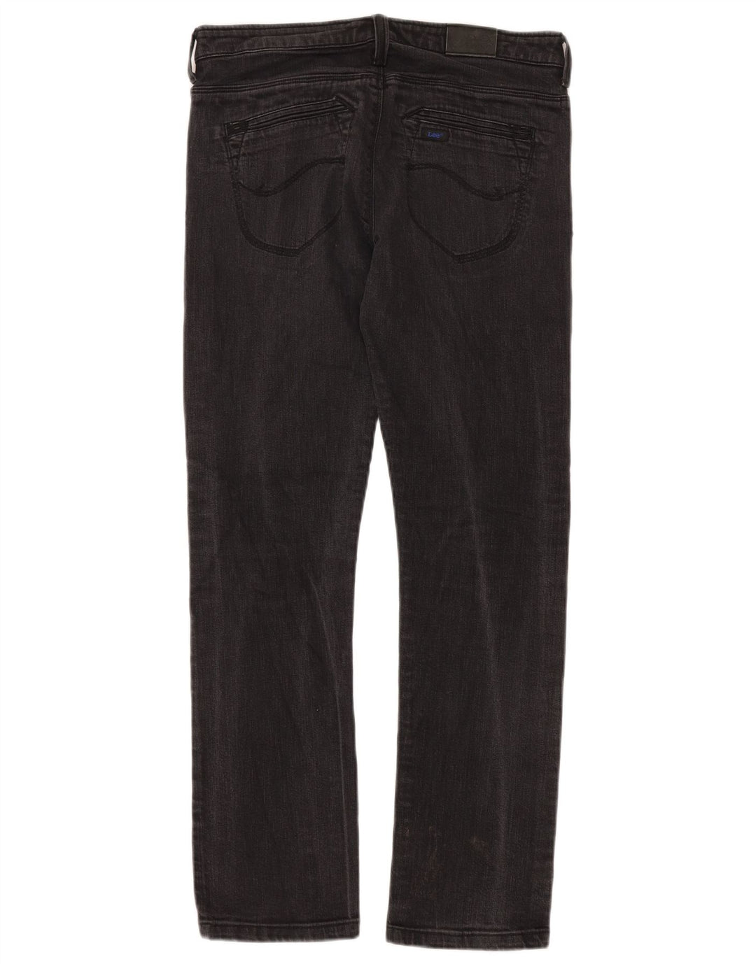 Jeans dritti da donna Lee W29 L30 cotone nero