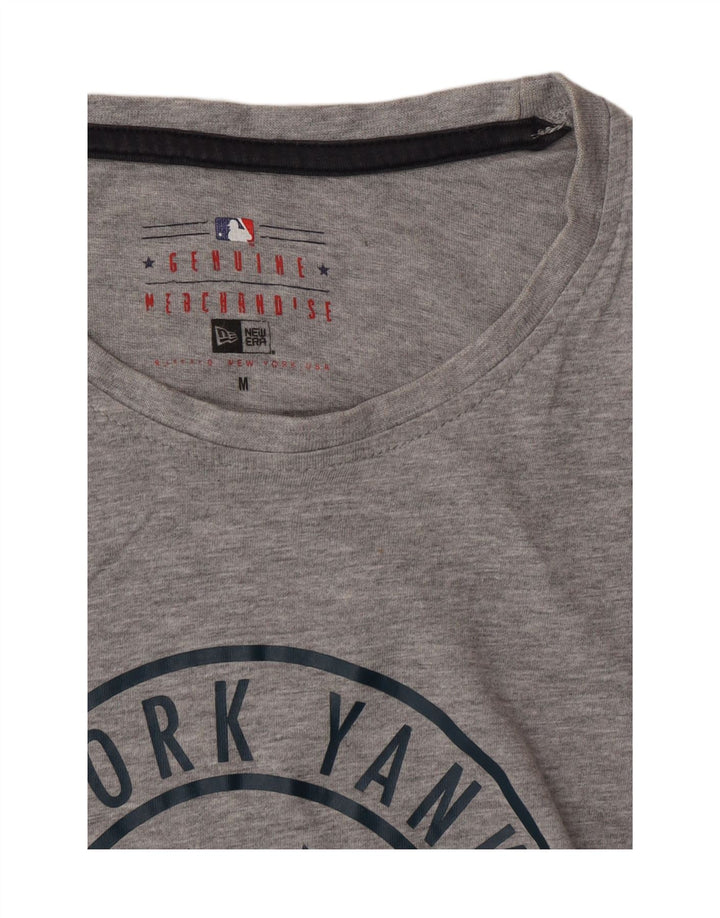 GENUINE MERCHANDISE Mens New York Yankees Graphic T-Shirt Top Medium Grey Vintage Genuine Merchandise and Second-Hand Genuine Merchandise from Messina Hembry 
