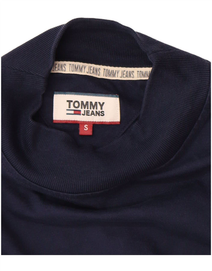 TOMMY HILFIGER Top da uomo a manica lunga piccolo in cotone blu navy