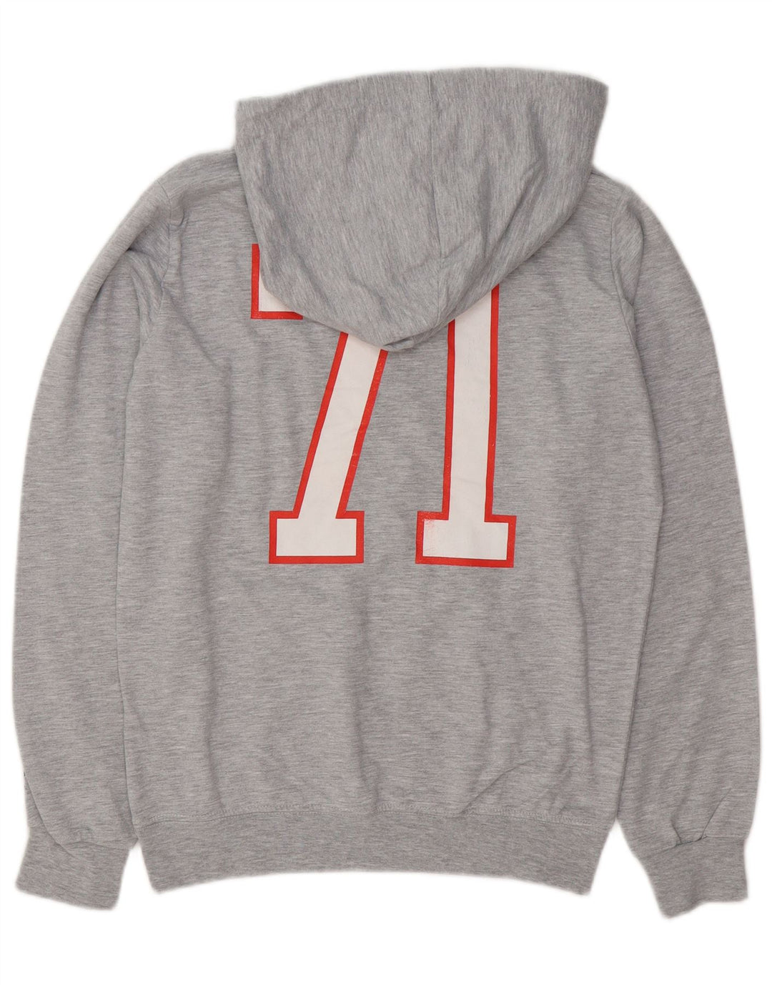 Maglione con cappuccio grafico da uomo Starter in cotone grigio medio