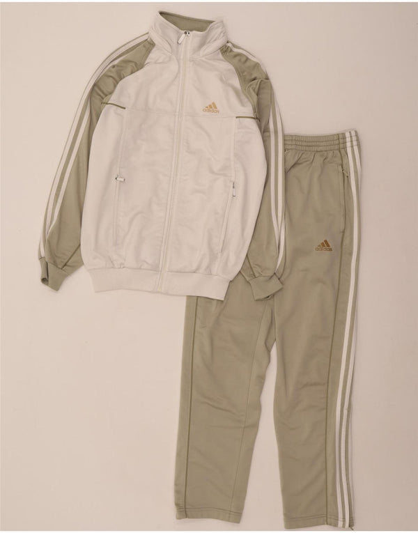 Tuta intera Adidas da uomo con grafica UK 32/34 XS poliestere color block verde