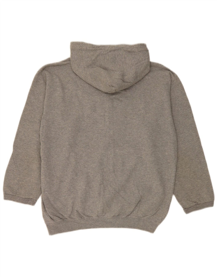 Maglione con cappuccio e zip grafica Champion da ragazzo 13-14 anni Grigio