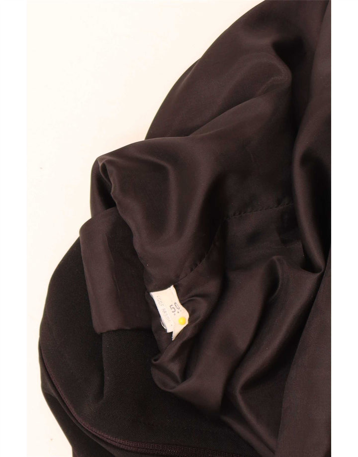 Giacca blazer vintage da donna IT 50 XL poliestere nero