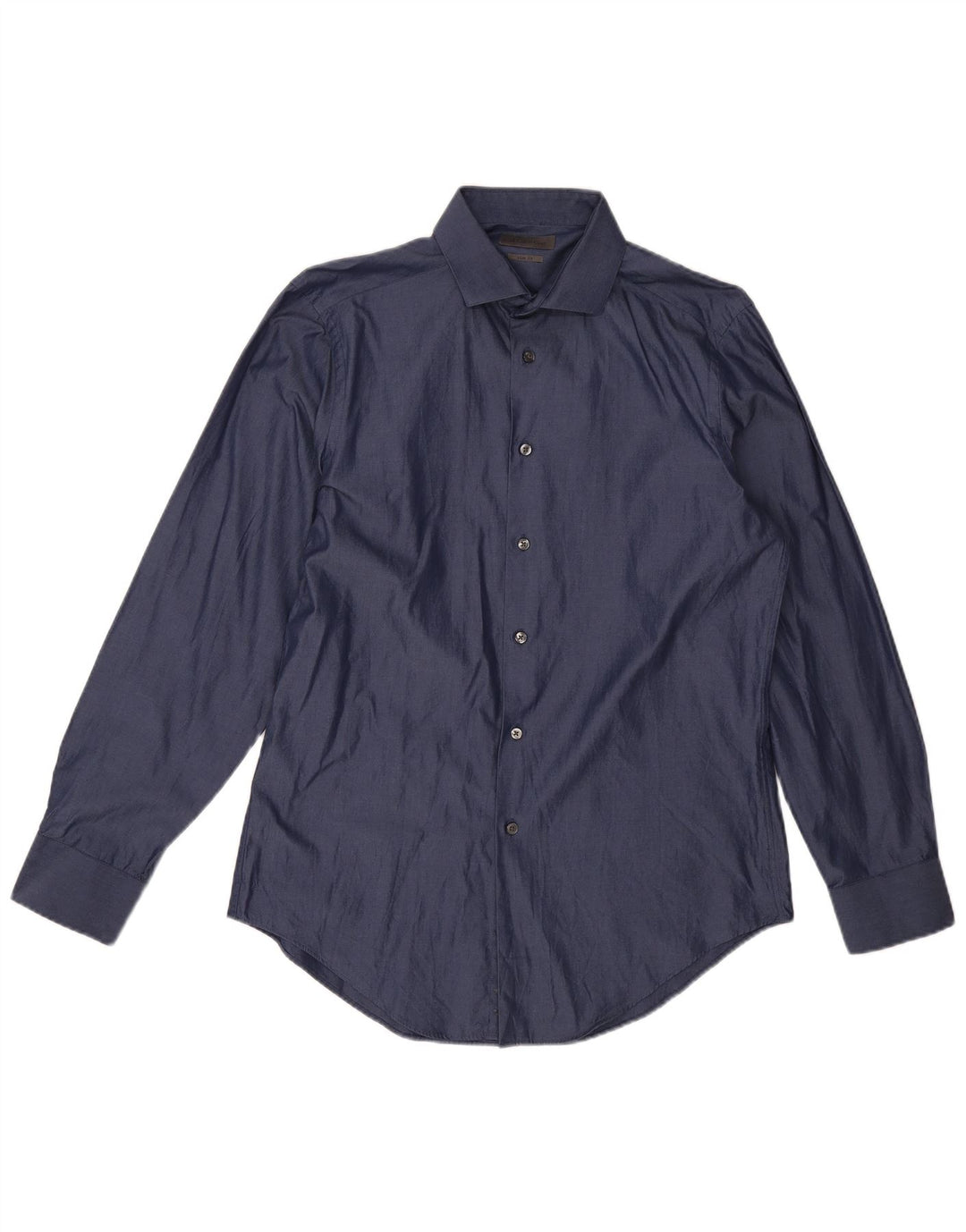 Camicia slim fit da uomo Calvin Klein grande blu navy