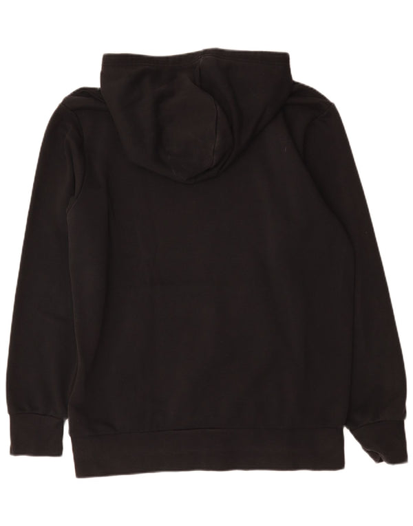 Felpa con cappuccio grafica da uomo Adidas Large in cotone nero