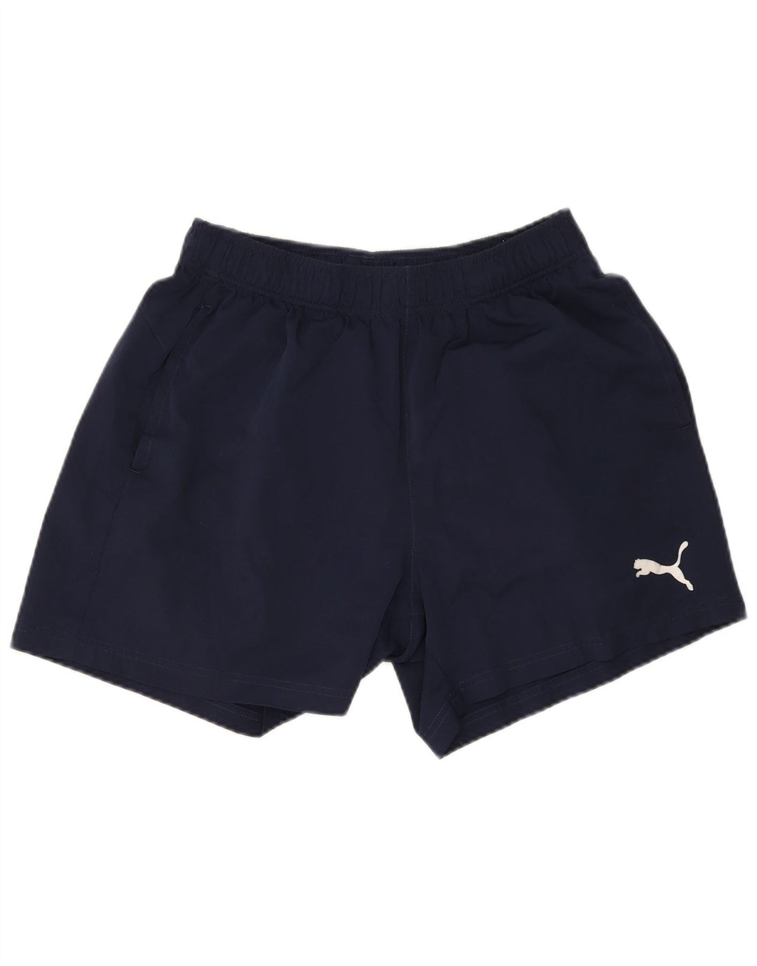 Pantaloncini sportivi da uomo Puma Large in poliestere blu navy