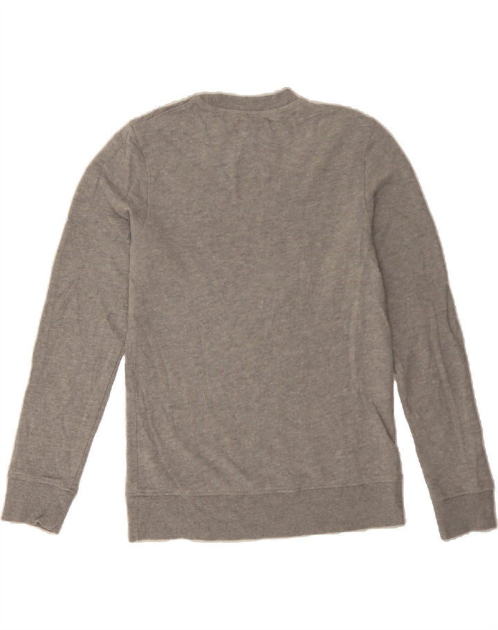 JACK & JONES Mens Graphic Sweatshirt Jumper Medium Grey Cotton Vintage Jack & Jones and Second-Hand Jack & Jones from Messina Hembry 