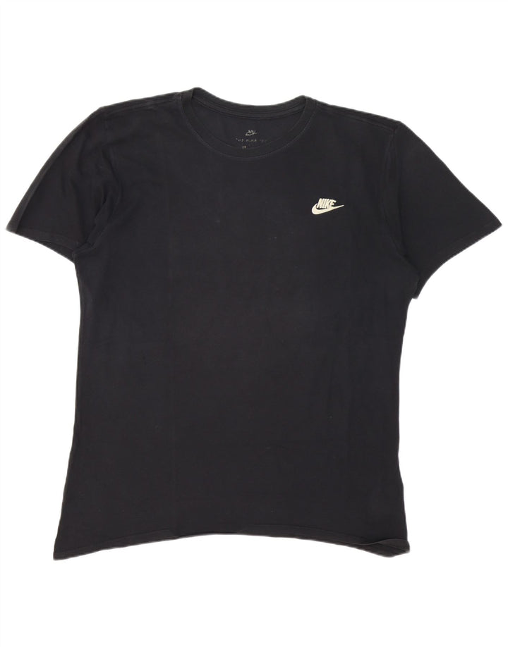 T-shirt da uomo Nike Top grande in cotone nero