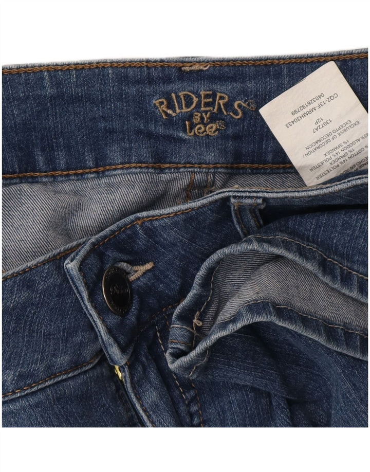 Jeans Lee Riders Bootcut da donna US 12 Large W34 L28 Cotone blu