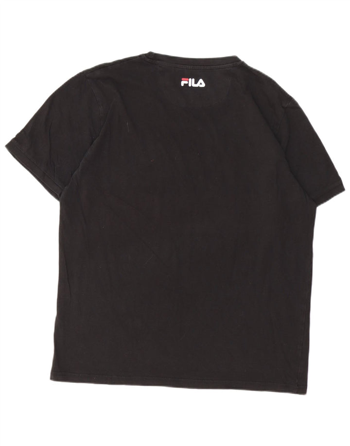 T-shirt grafica da uomo FILA Top XL Nera