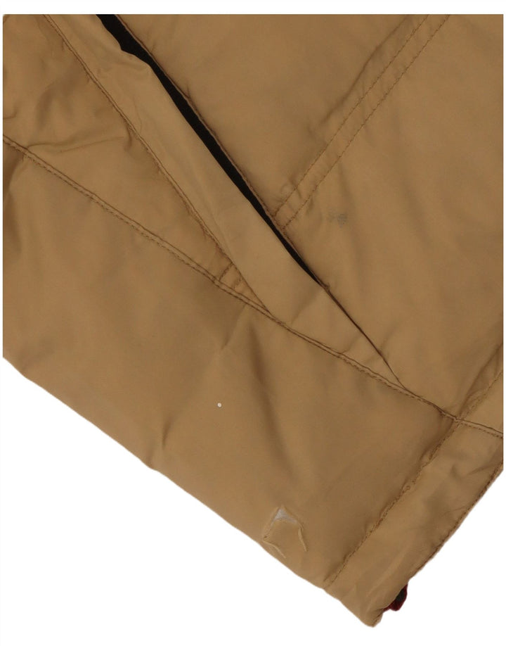 Gilet imbottito da uomo Brugi UK 38 Beige medio Poliammide