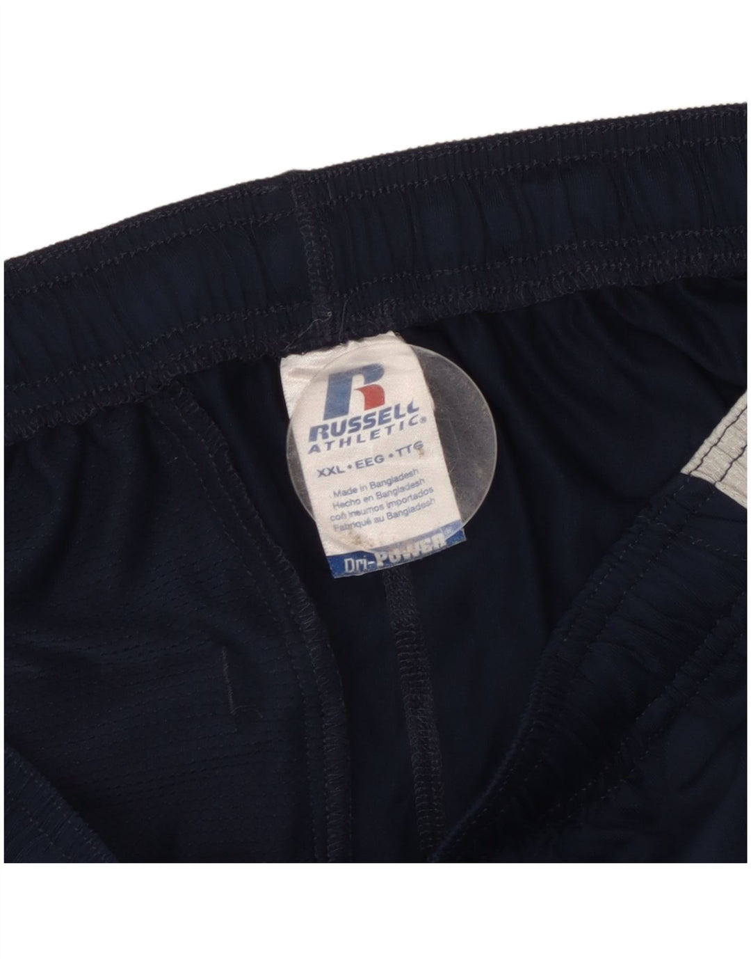Pantaloncini sportivi da uomo Russell Athletic 2XL Poliestere color block blu navy