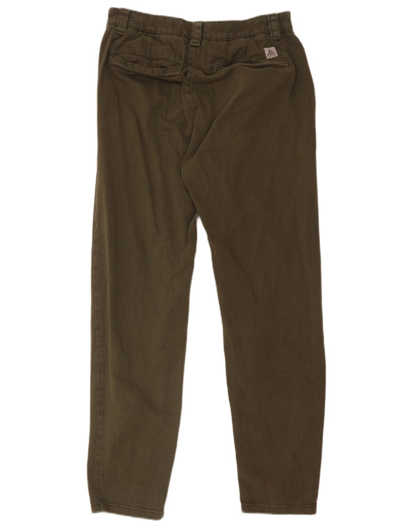 Pantaloni chino affusolati da uomo Zara EU 38 Small W30 L29 cotone kaki