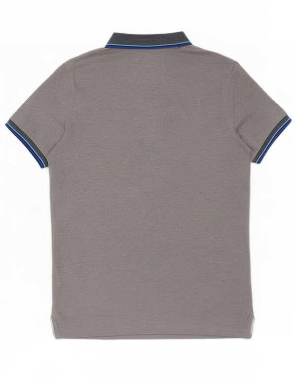 Polo da uomo Superdry XL a righe grigie