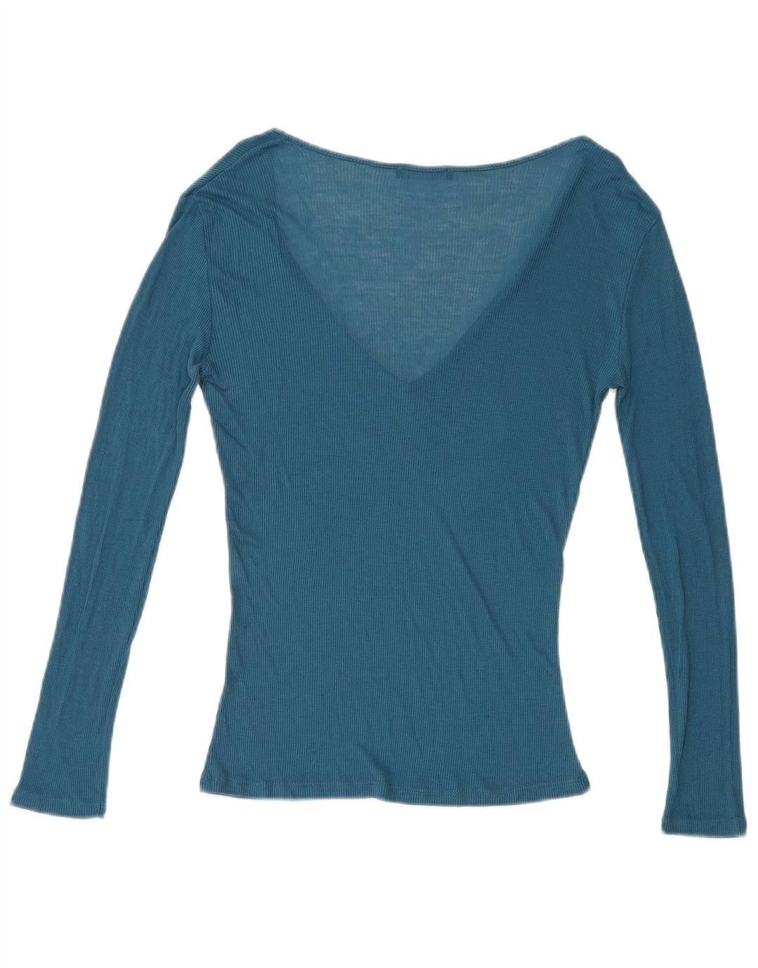 Top Zara da donna a maniche lunghe UK 14 grande blu