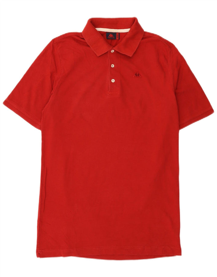 Polo Kappa Uomo Large Rossa In Cotone