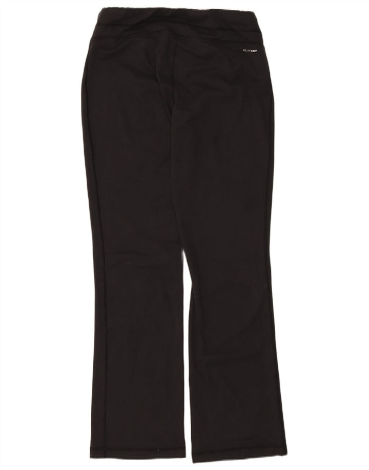 REEBOK Womens Tracksuit Trousers UK 14 Large Black Polyester