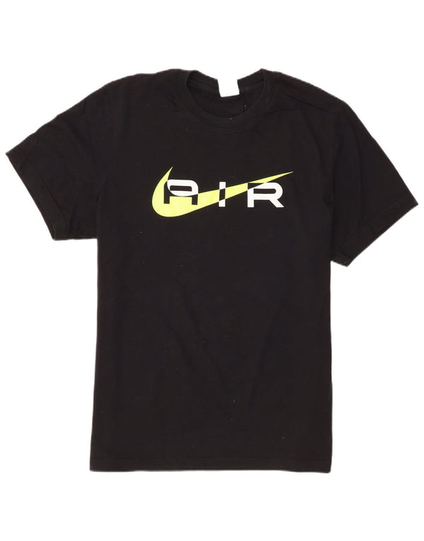 T-shirt grafica da uomo Nike Top grande in cotone nero
