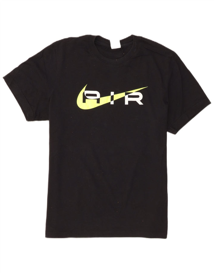 T-shirt grafica da uomo Nike Top grande in cotone nero