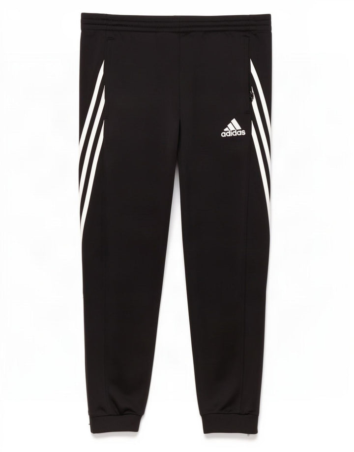 Pantaloni da tuta da uomo Adidas Joggers piccoli in poliestere nero